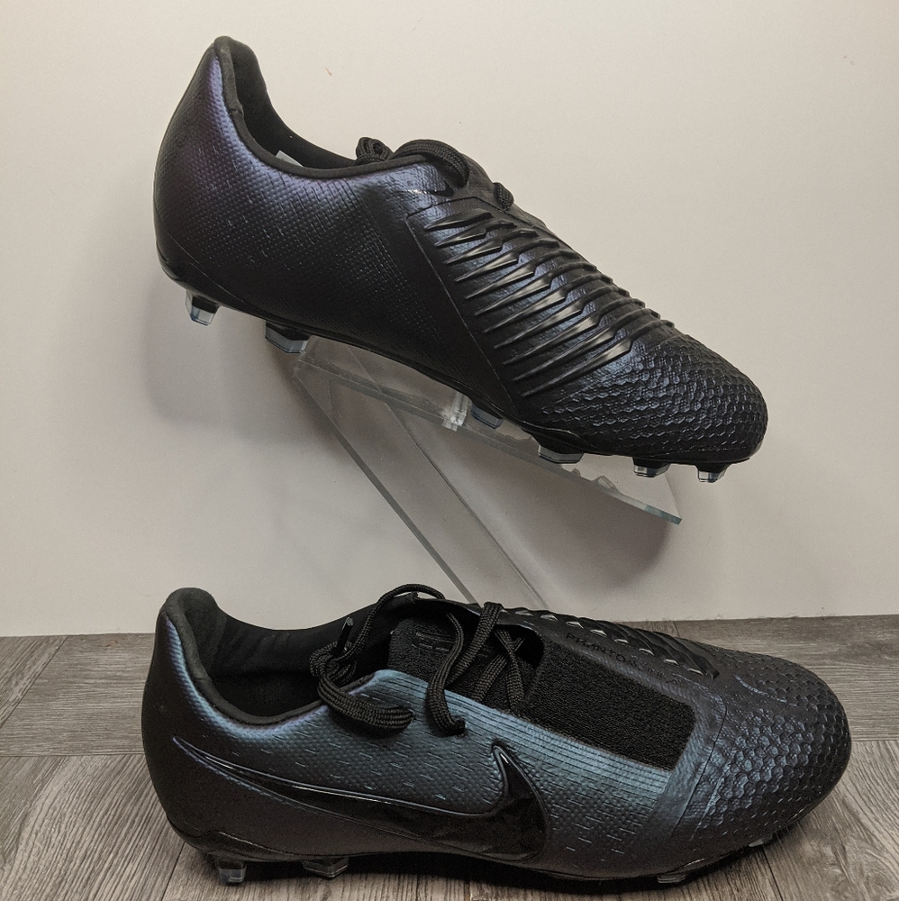 New Nike Jr. Phantom Venom Elite FG Black/Black